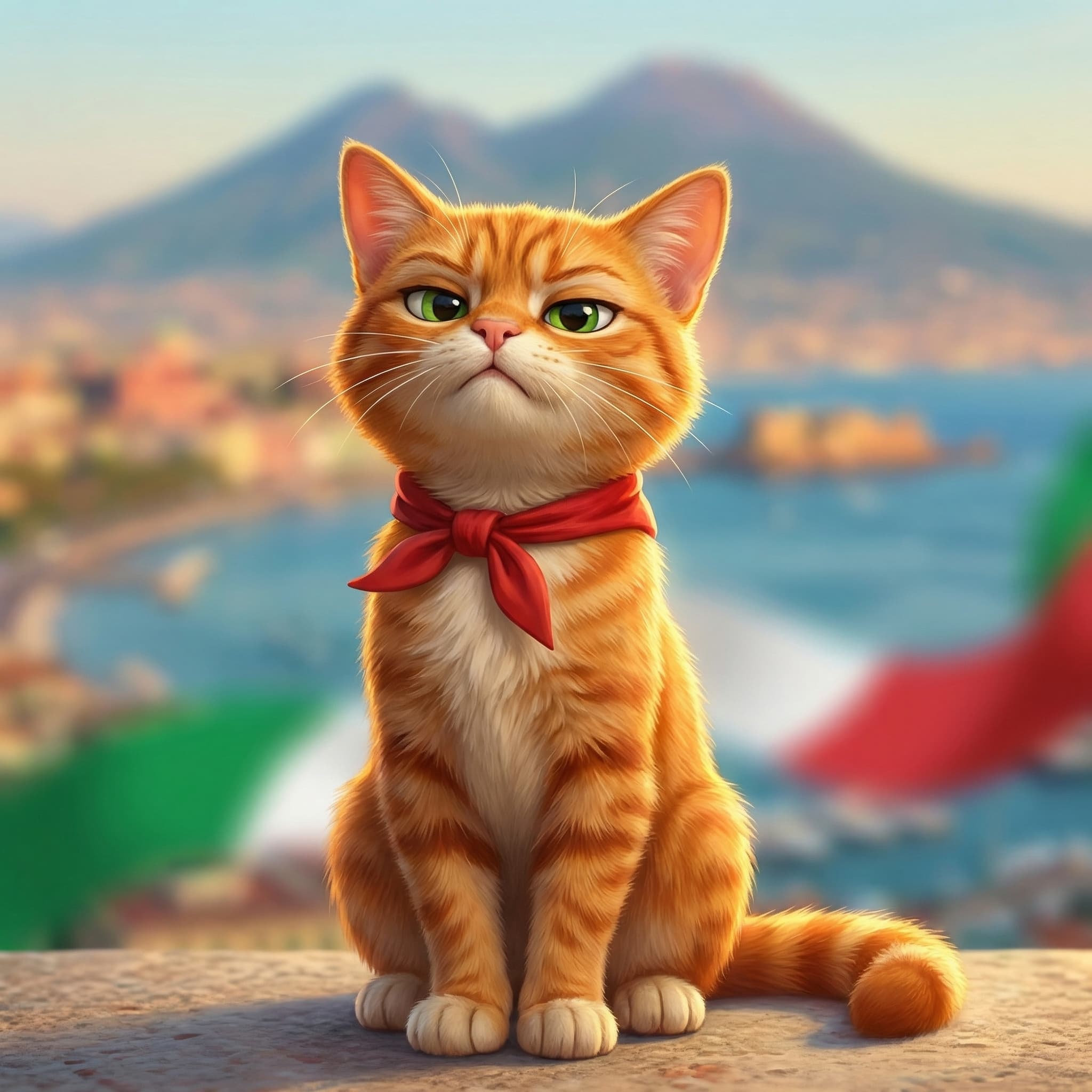 Bruno the Cat — indignant